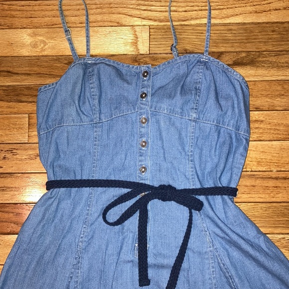 Aeropostale Button Up Denim Dress - Picture 2 of 5